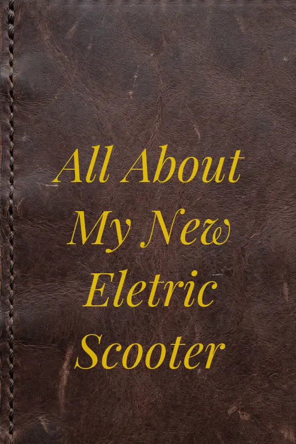 Cover of All About My New Eletric Scooter