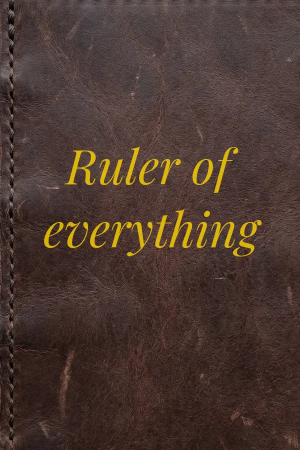 Cover of Ruler of everything